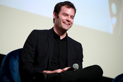 Bill Hader says he keeps his dating life private in an effort to protect his three kids.