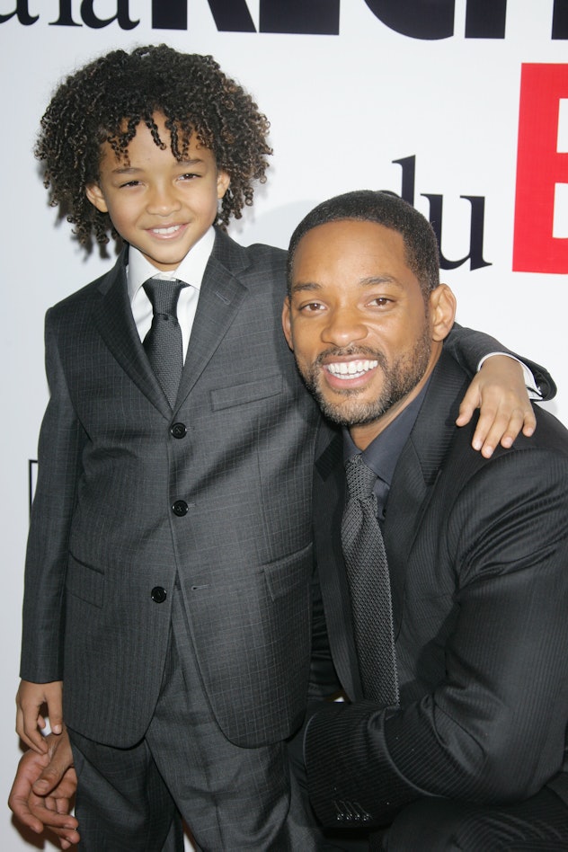 Will Smith with his son Jaden Smith in 2006 at the premiere of "The Pursuit of Happyness" 