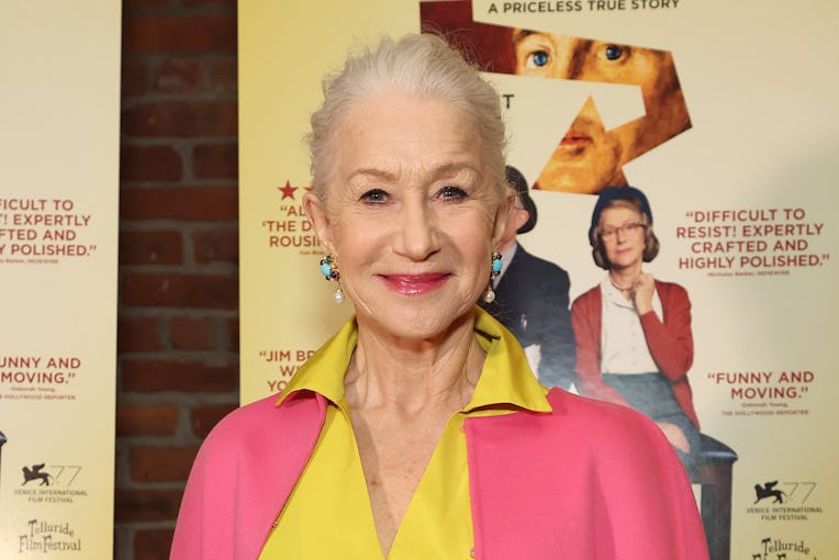 NEW YORK, NEW YORK - APRIL 05: Helen Mirren attends a screening of "The Duke" hosted by Sony Pictur...