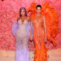 Kendall and Kylie Jenner at the Met Gala.
