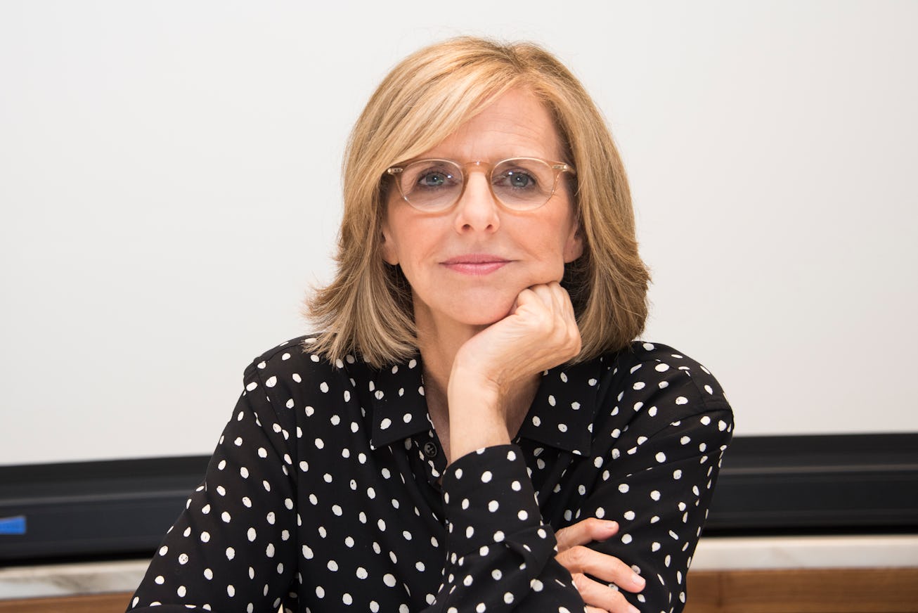 BEVERLY HILLS, CA - AUGUST 25: Nancy Meyers at the "Home Again" Press Conference at the Four Season...