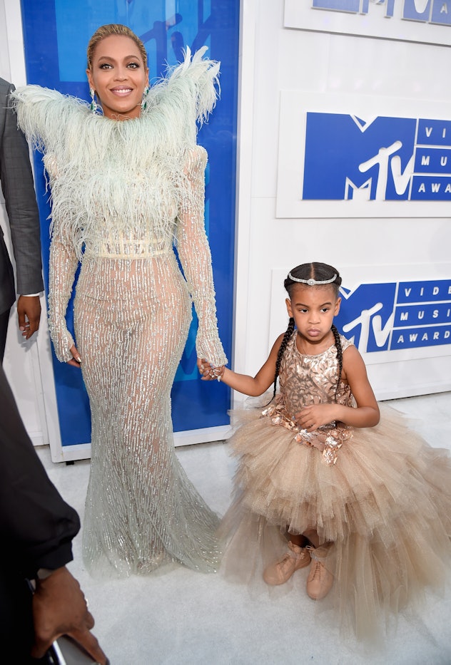  Beyonce and Blue Ivy Carter at the 2016 MTV Video Music Awards.