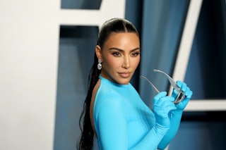 Kim Kardashian attends the 2022 Vanity Fair Oscar Party -- the cultural icon recently opened up abou...