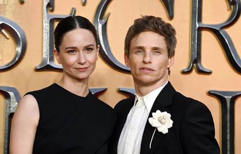 LONDON, ENGLAND - MARCH 29: Eddie Redmayne and Katherine Waterston arrive at the "Fantastic Beasts: ...