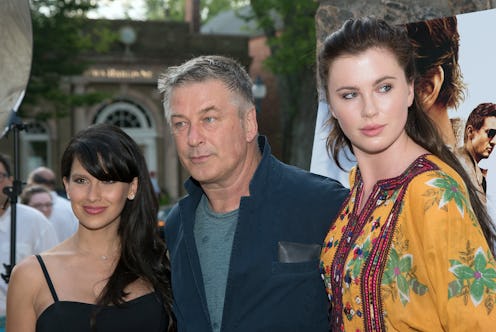 EAST HAMPTON, NY - JULY 24: (L-R) Hilaria Baldwin, Alec Baldwin, and Ireland Baldwin attend the "Mi...