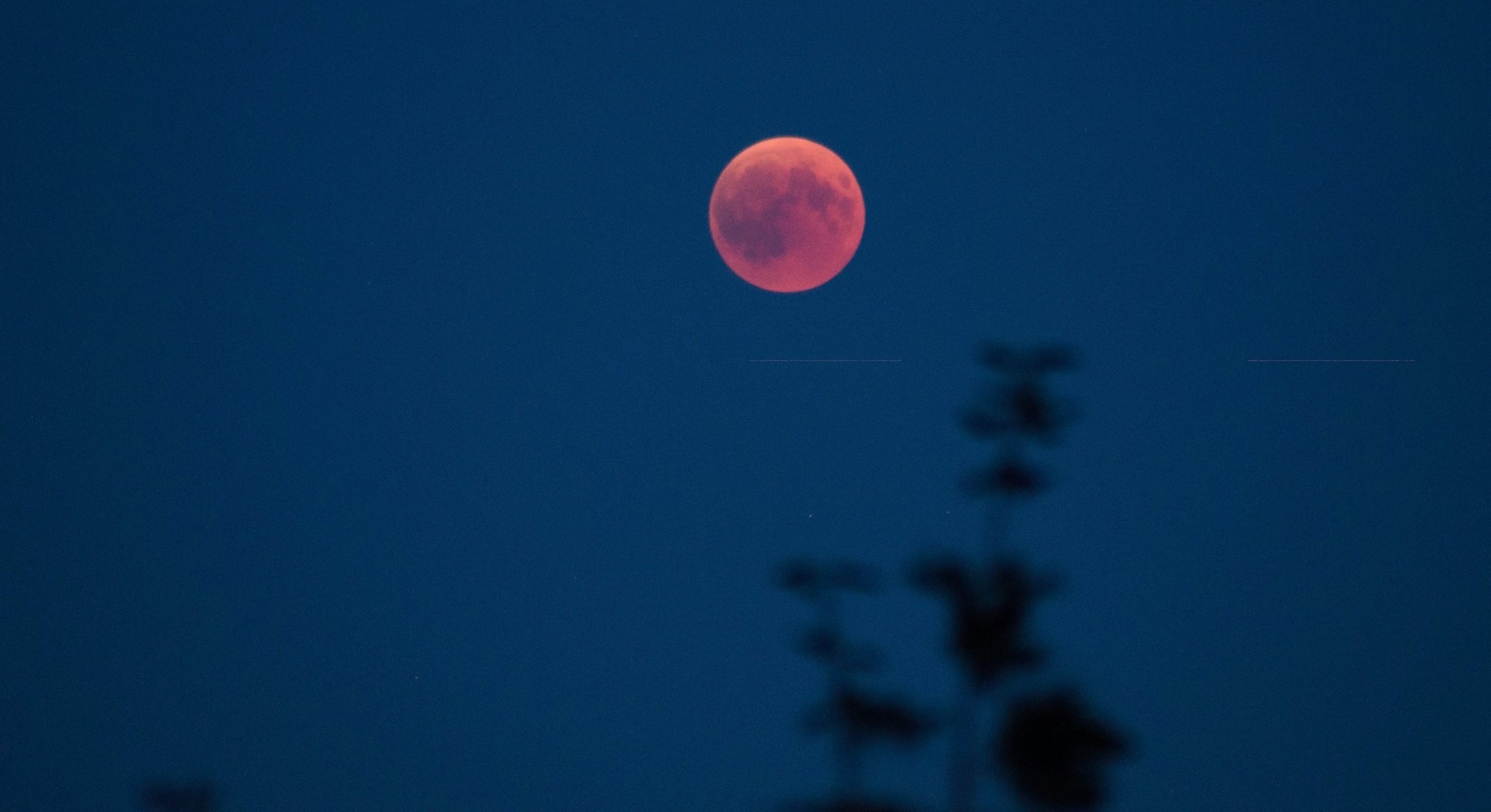 Photo of the full moon in Gudensberg, Germany. The April full Pink moon moves into diplomatic air si...