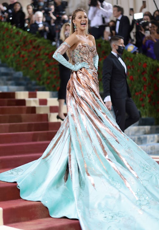 Blake Lively's Met Gala dress, which was inspired by the Statue of Liberty, included a subtle tribut...