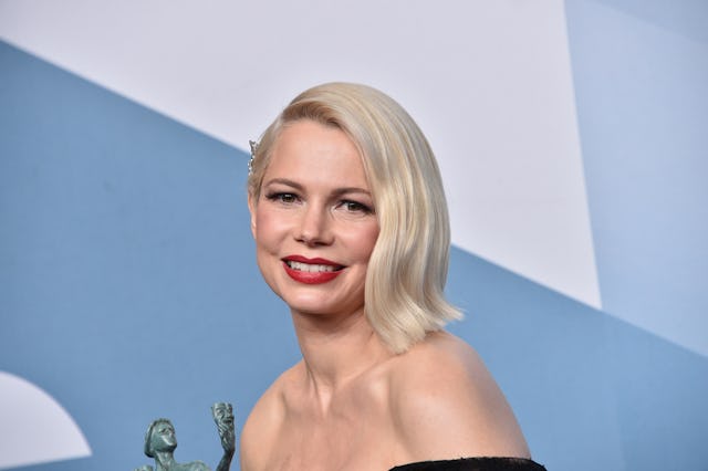 Michelle Williams, winner of Outstanding Performance by a Female Actor in a Television Movie or Mini...