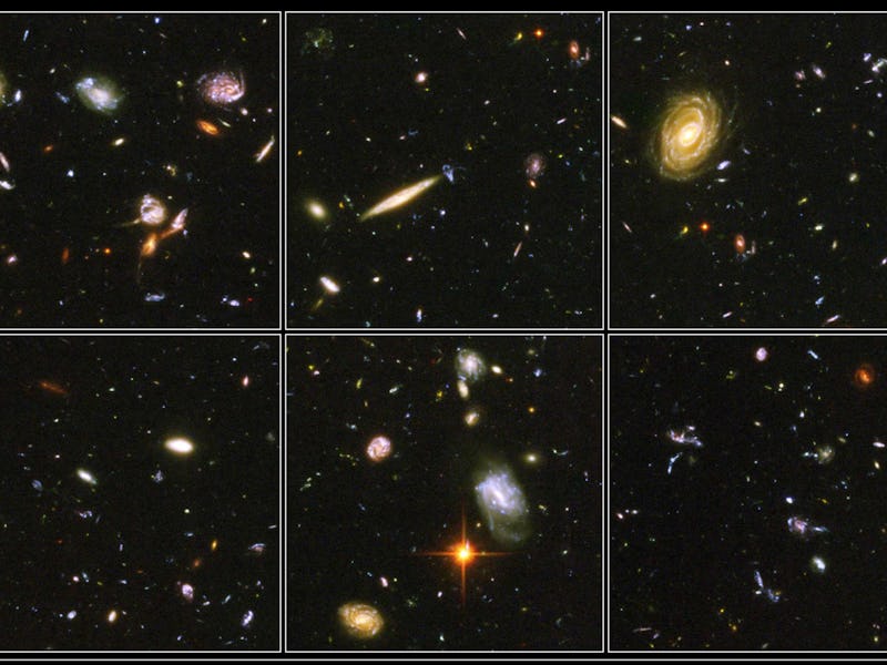 IN SPACE:  In this NASA handout, a view of  deepest view of the visible universe ever achieved are s...