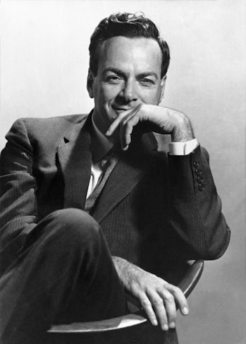 Richard Phillipps Feynman (1918-1988), American physicist, Nobel Prize in Physics in 1965. (Photo by...