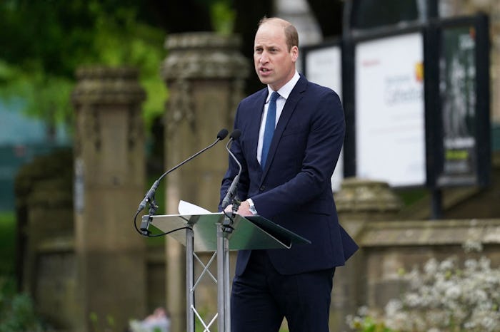 Prince William gave a speech about grief.