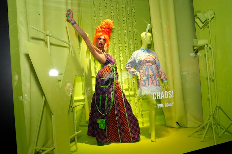Yvie Oddly attends RuPaul's Drag Race All Stars 7 Saks Fifth Avenue