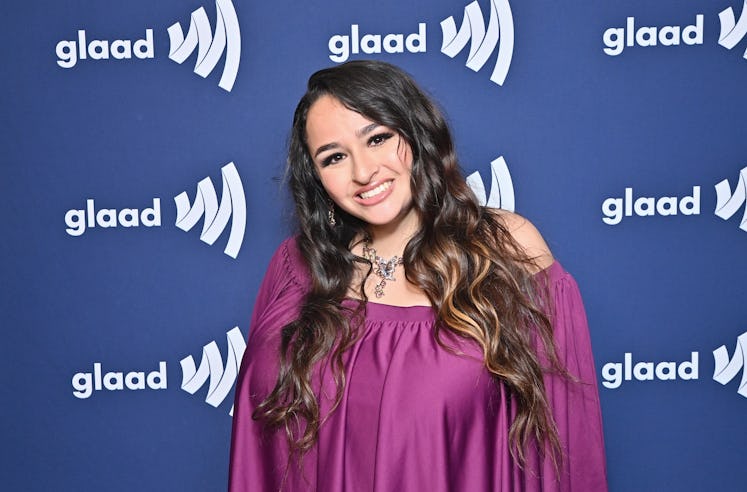 BEVERLY HILLS, CALIFORNIA - APRIL 02: Jazz Jennings attends The 33rd Annual GLAAD Media Awards at Th...