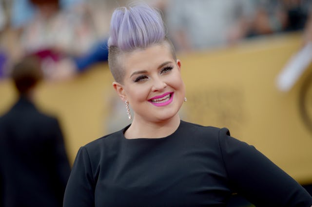 Kelly Osbourne is pregnant with her first baby. Here she is at the Screen Actors Guild Awards in 201...