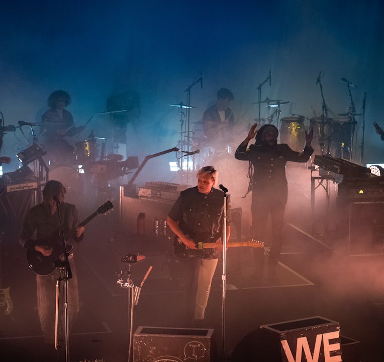 LONDON, ENGLAND - APRIL 29: Win Butler of Arcade Fire performs at KOKO on April 29, 2022 in London, ...