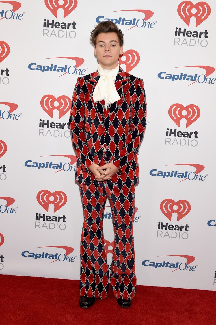 Harry Styles attends the 2017 iHeartRadio Music Festival 