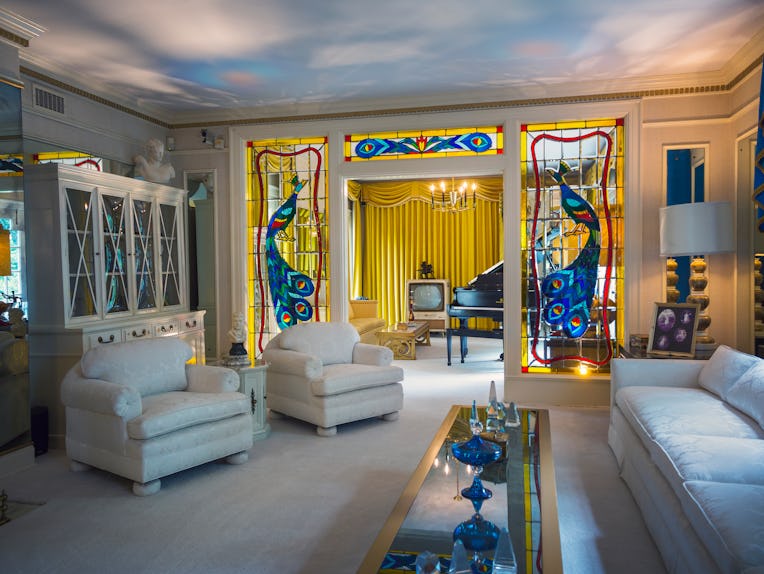 Elvis' Living Room in Graceland.