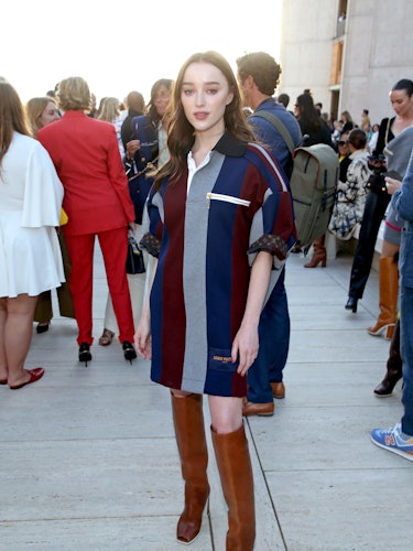 SAN DIEGO, CALIFORNIA - MAY 12: Phoebe Dynevor attends the Louis Vuitton's 2023 Cruise Show on May 1...