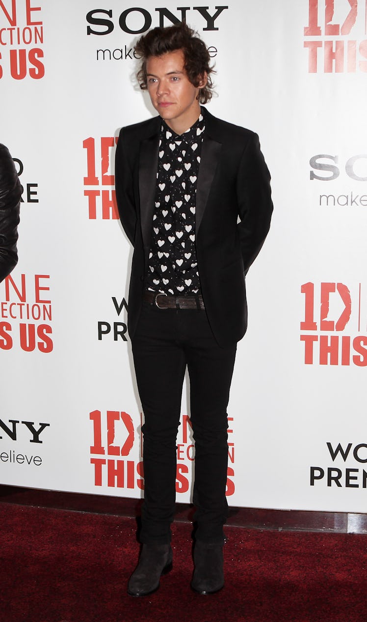 Harry Styles attends the World Premiere of 'One Direction: This Is Us 3D' 