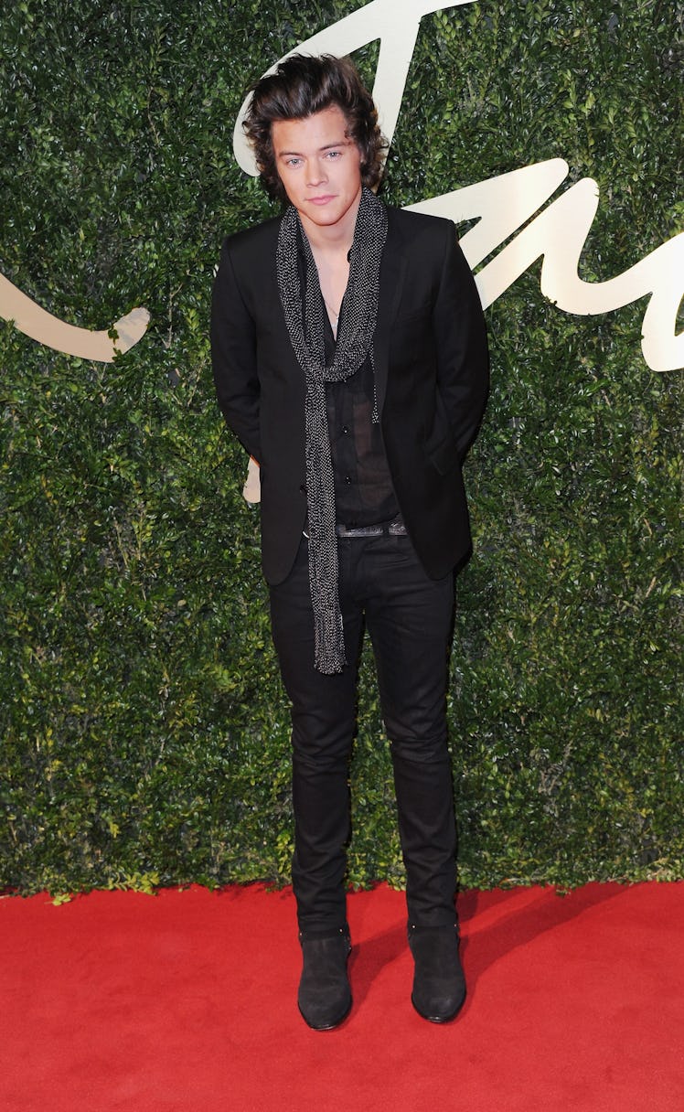 Harry Styles attends the British Fashion Awards 2013 