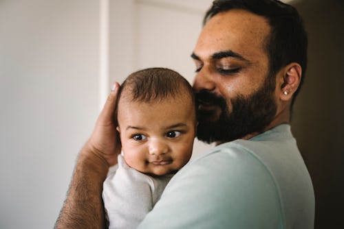 dad and baby, instagram captions for when baby says dada for the first time
