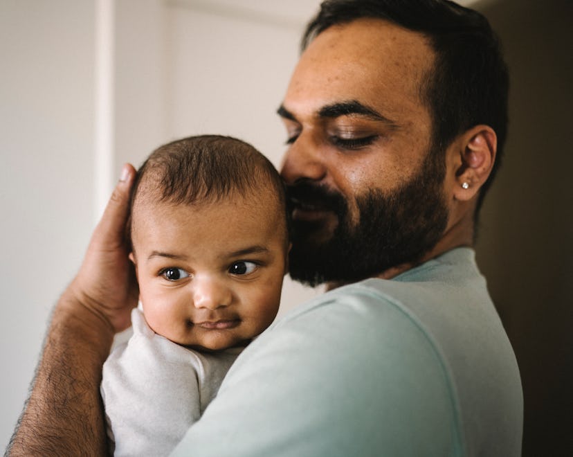 dad and baby, instagram captions for when baby says dada for the first time