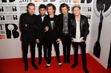 Zayn Malik, Harry Styles, Louis Tomlinson, Liam Payne and Niall Horan of One Direction attend The BR...