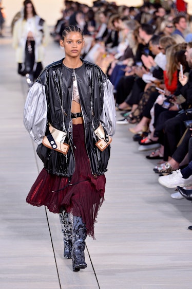 A look from Louis Vuitton's Resort 2023 Collection. Photo Credit Vogue  Runway. - University of Fashion Blog