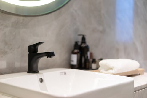 decoration and design of modern luxury bathroom
