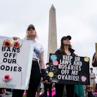 The Bans Off Our Bodies marches featured tons of clever pro-abortion signs.