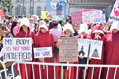 The Bans Off Our Bodies marches featured tons of clever pro-abortion signs.