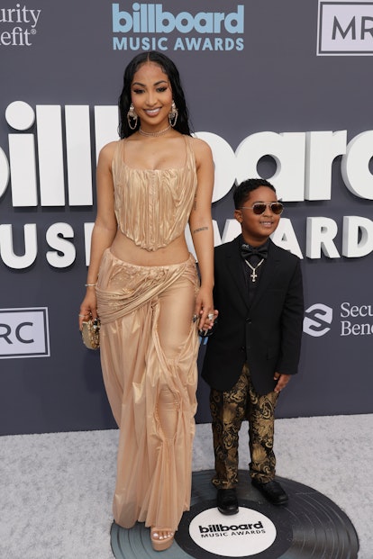 LAS VEGAS, NEVADA - MAY 15: Shenseea attends the 2022 Billboard Music Awards at MGM Grand Garden Are...