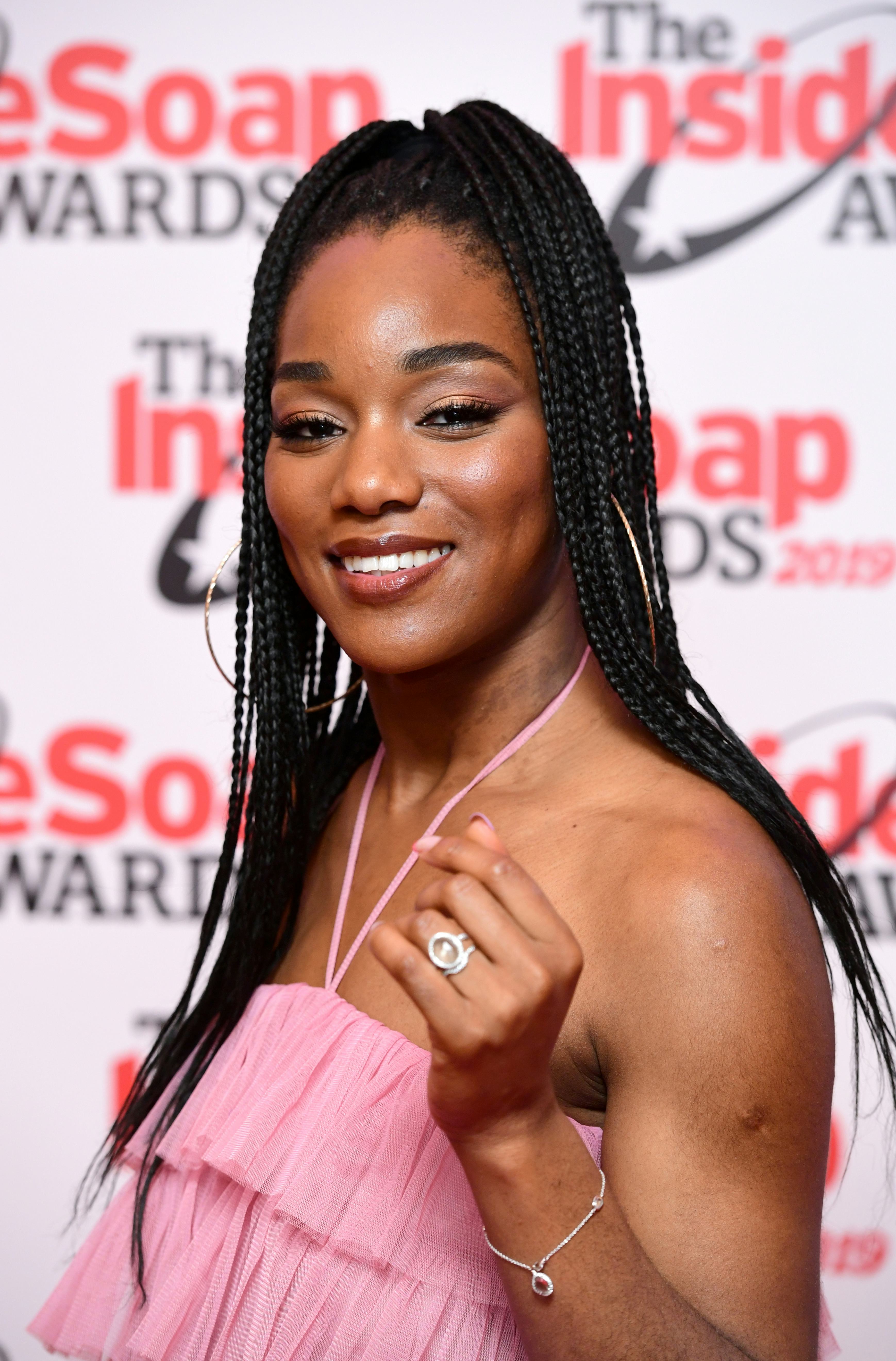 Rachel Adedeji arriving for the Inside Soap Awards 2019 held at Sway, Covent Garden, London. (Photo &hellip;