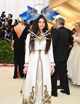 Lana Del Rey attends the Heavenly Bodies: Fashion & The Catholic Imagination Costume Institute Gala ...