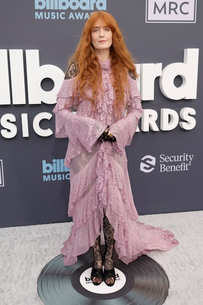 LAS VEGAS, NEVADA - MAY 15: Florence Welch attends the 2022 Billboard Music Awards at MGM Grand Gard...