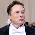 NEW YORK, NEW YORK - MAY 02: Elon Musk attends "In America: An Anthology of Fashion," the 2022 Costu...