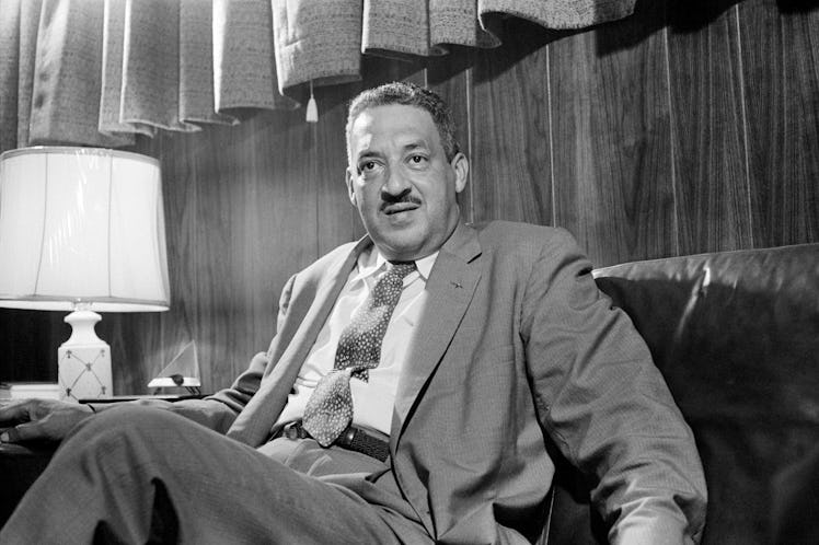 Thurgood Marshall, Attorney for NAACP, Seated Portrait, Thomas J. O'Halloran, September 17, 1957. (P...