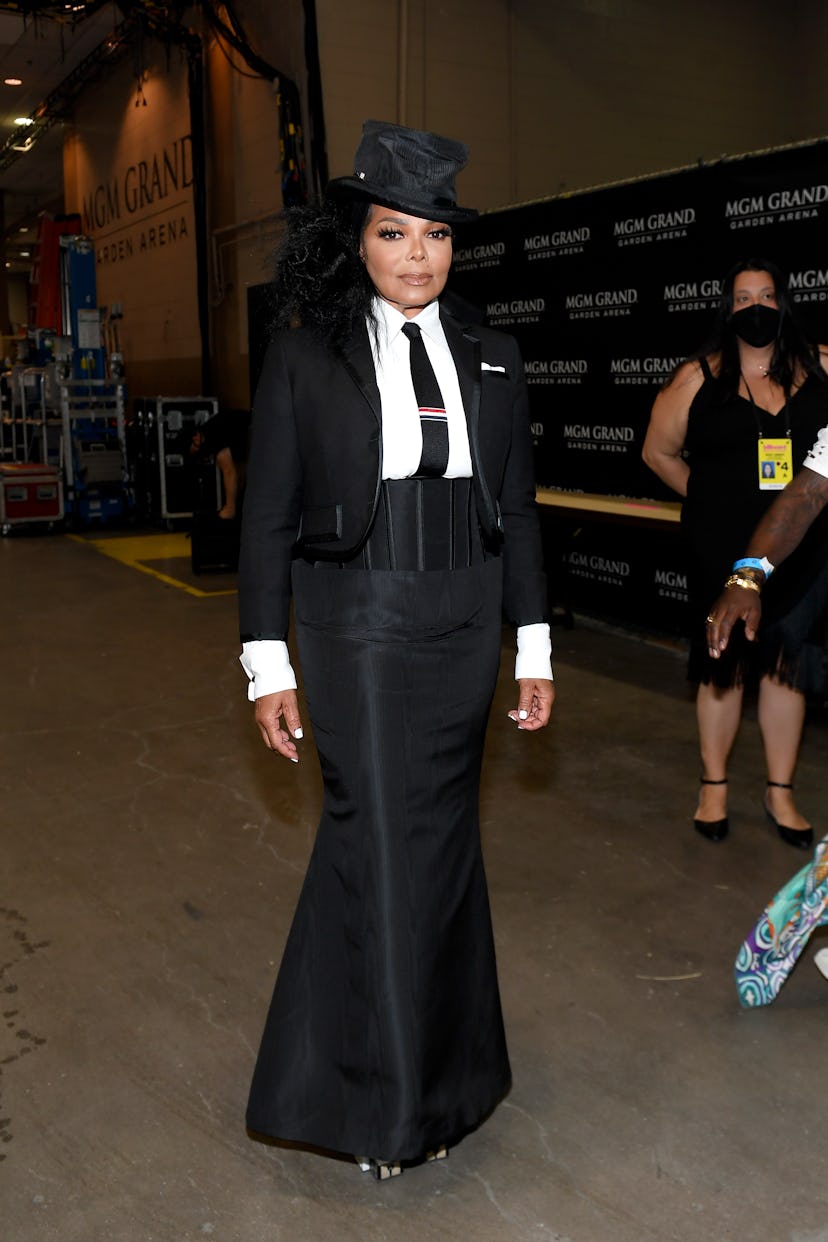 LAS VEGAS, NEVADA - MAY 15: Janet Jackson attends the 2022 Billboard Music Awards at MGM Grand Garde...