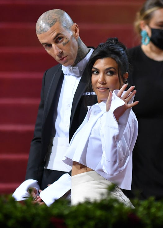 Travis Barker and Kourtney Kardashian reportedly got married.