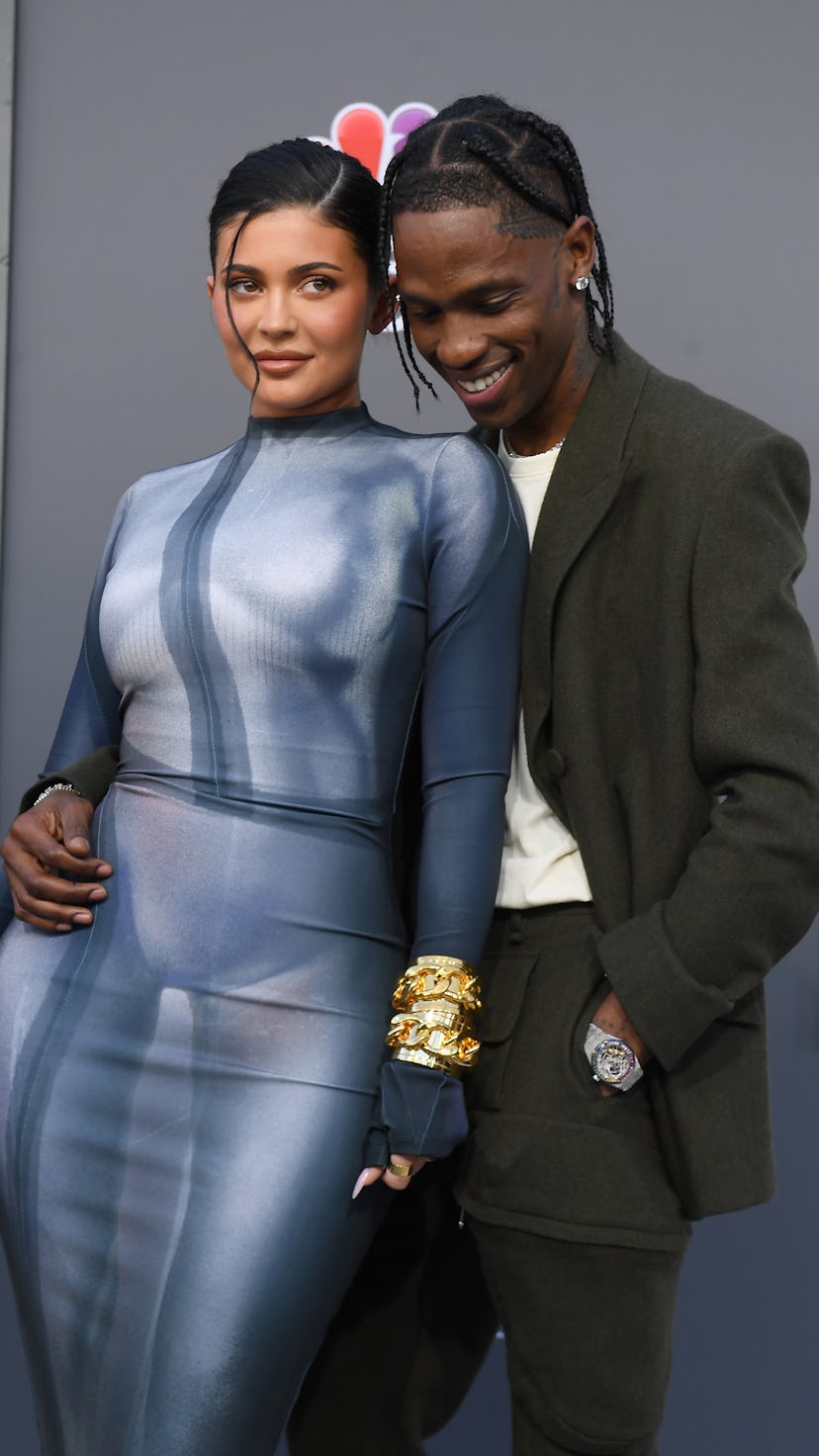 Kylie Jenner and Travis Scott at the 2022 Billboard Music Awards
