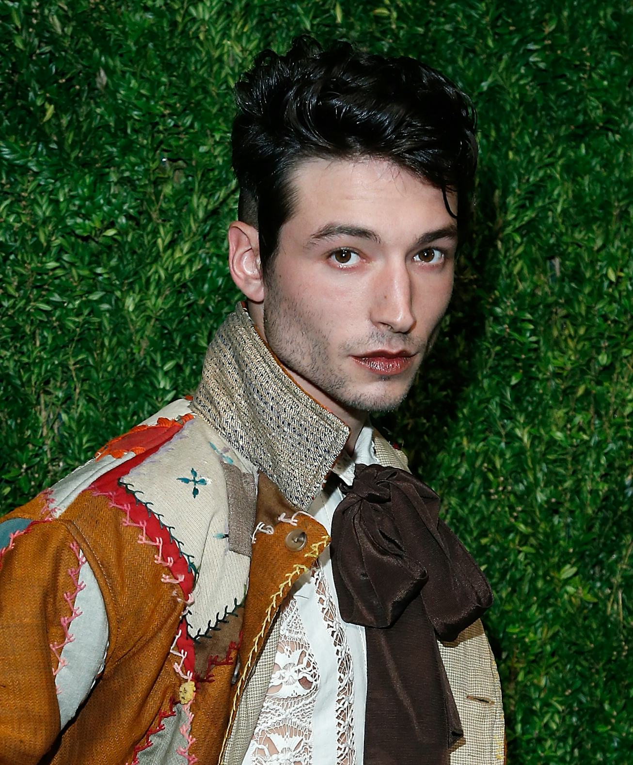 BROOKLYN, NY - NOVEMBER 05:  Ezra Miller attends FDA / Vogue Fashion Fund 15th Anniversary event at ...
