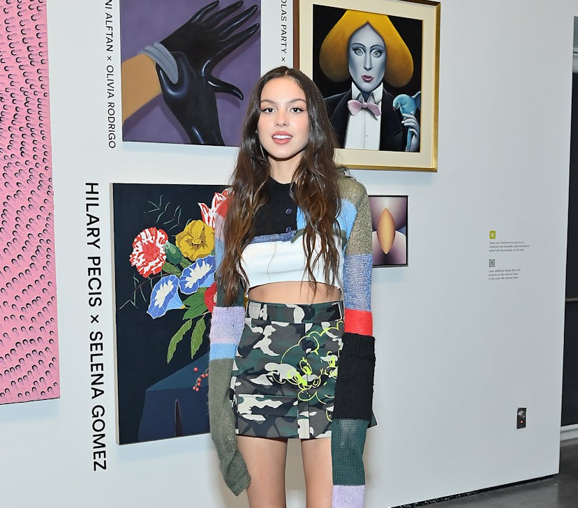 LOS ANGELES, CALIFORNIA - JANUARY 26: Olivia Rodrigo attends the “Artists Inspired by Music: Intersc...