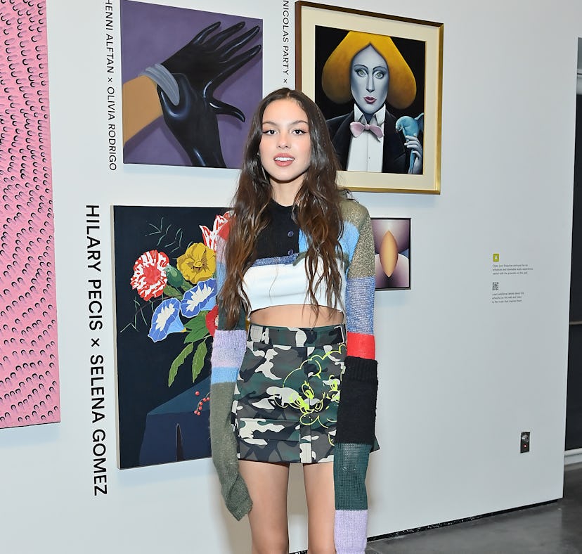 LOS ANGELES, CALIFORNIA - JANUARY 26: Olivia Rodrigo attends the “Artists Inspired by Music: Intersc...