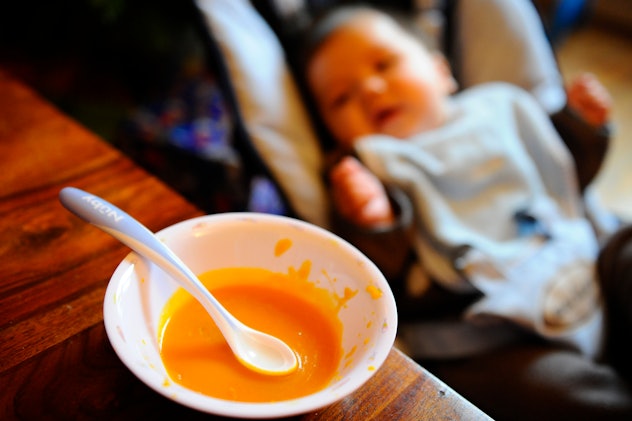 instagram captions for baby's first solid food