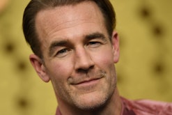 James Van Der Beek shares pictures and video on Instagram of his daughter polishing his nails pink.