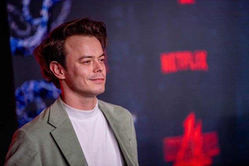 Charlie Heaton attends Netflix's "Stranger Things" season 4 premiere.