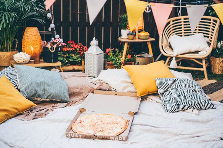 This boho picnic is one of the graduation party theme ideas that are 'Gram-worthy and aesthetic.