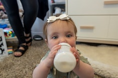 9-month-old daughter of Mollie Wetzel sourced formula on a community Facebook page where a mother wi...