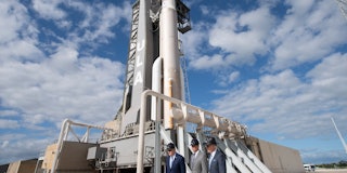 CAPE CANAVERAL, FLORIDA - DECEMBER 19: Jim Chilton, senior vice president for Boeing Space and Launc...
