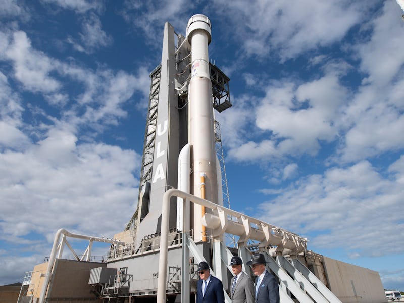 CAPE CANAVERAL, FLORIDA - DECEMBER 19: Jim Chilton, senior vice president for Boeing Space and Launc...